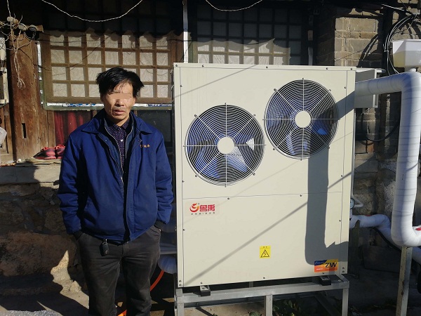 鑫魯禹超低溫空氣源熱泵煤改電機組案例